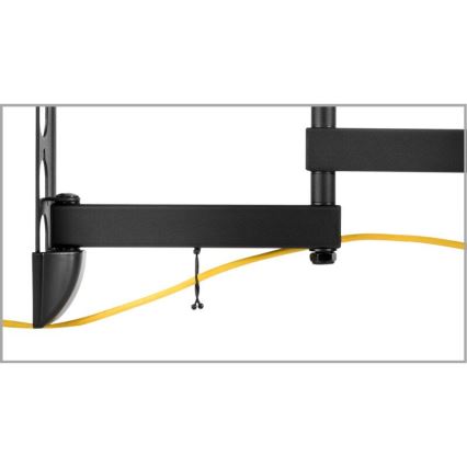 MK FLORIA MKF-23DP444 - Stenski nosilec za TV z sklep 65" črna