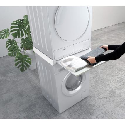 MK FLORIA MKF-23MZ601 - Stacking kit za washing stroj in dryer z pull-out 60 cm bela