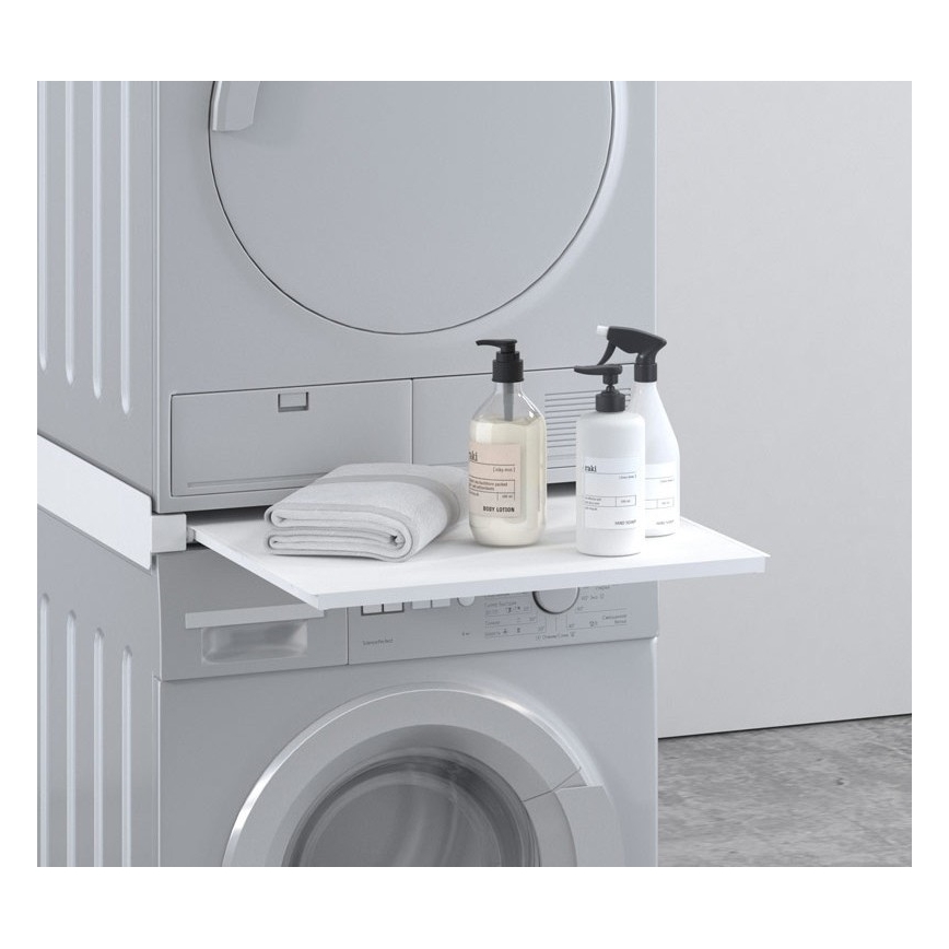 MK FLORIA MKF-23MZ601 - Stacking kit za washing stroj in dryer z pull-out 60 cm bela