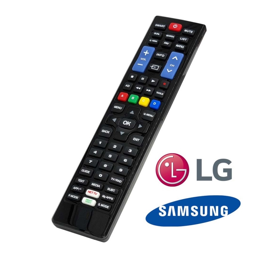 MK FLORIA Superior Daljinski upravljalnik UNI TV SAM/LG - Nadomestni Daljinski upravljalnik za TV brands Samsung/LG