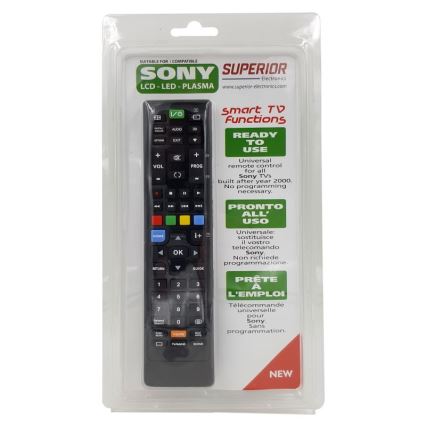 MK FLORIA Superior Daljinski upravljalnik UNI TV SONY - Nadomestni daljinski upravljalnik za televizorje SONY 2xAAA