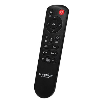 MK FLORIA Superior RC UNI TV LG VOICE - Nadomestni daljinski upravljalnik za televizorje znamke LG, napajanje 2×AAA