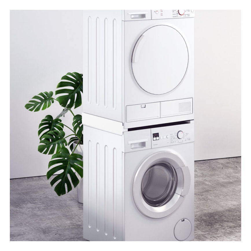MK FLORIA Superior Tower Slim - komplet za zlaganje pralnega in sušilnega stroja, 66 cm, bel