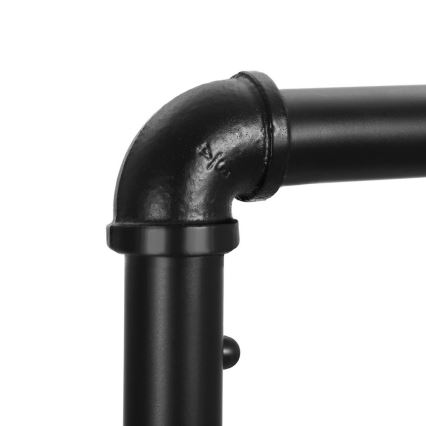 Mobilni stoječi obešalnik LINEA, rjav/črn