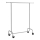 Mobilno stojalo za oblačila JEAN 110/150x160x45 cm srebrno