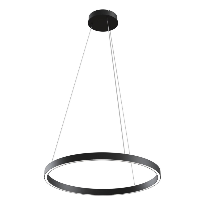 MOD058PL-L32B4K - LED Lestenec na vrvici RIM LED/37W/230V 4000K pr. 60 cm črna