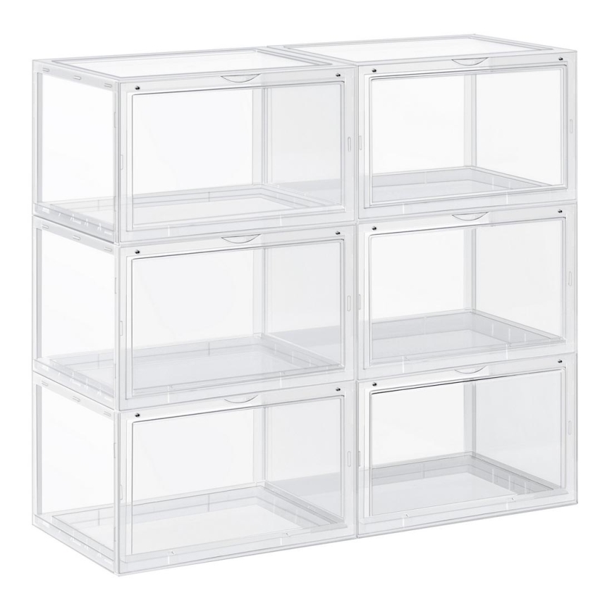 Modularen regal s predelki BOXIFY v beli barvi