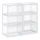 Modularen regal s predelki BOXIFY v beli barvi