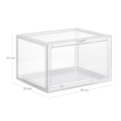 Modularen regal s predelki BOXIFY v beli barvi
