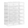 Modularen regal z predelki BOXIFY, bel