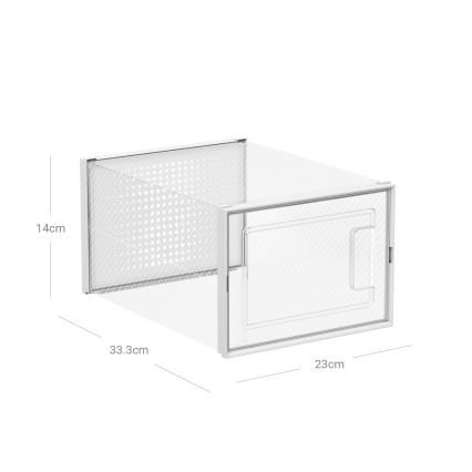 Modularen regal z predelki BOXIFY, bel