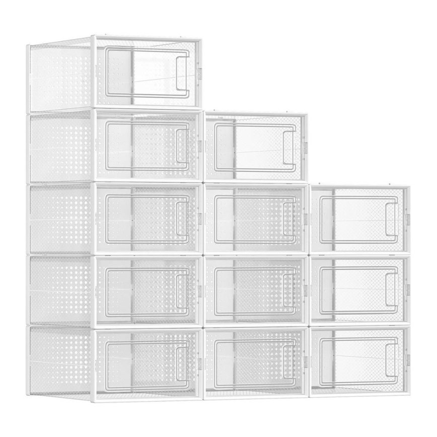 Modularen regal z razdelki BOXIFY, bel