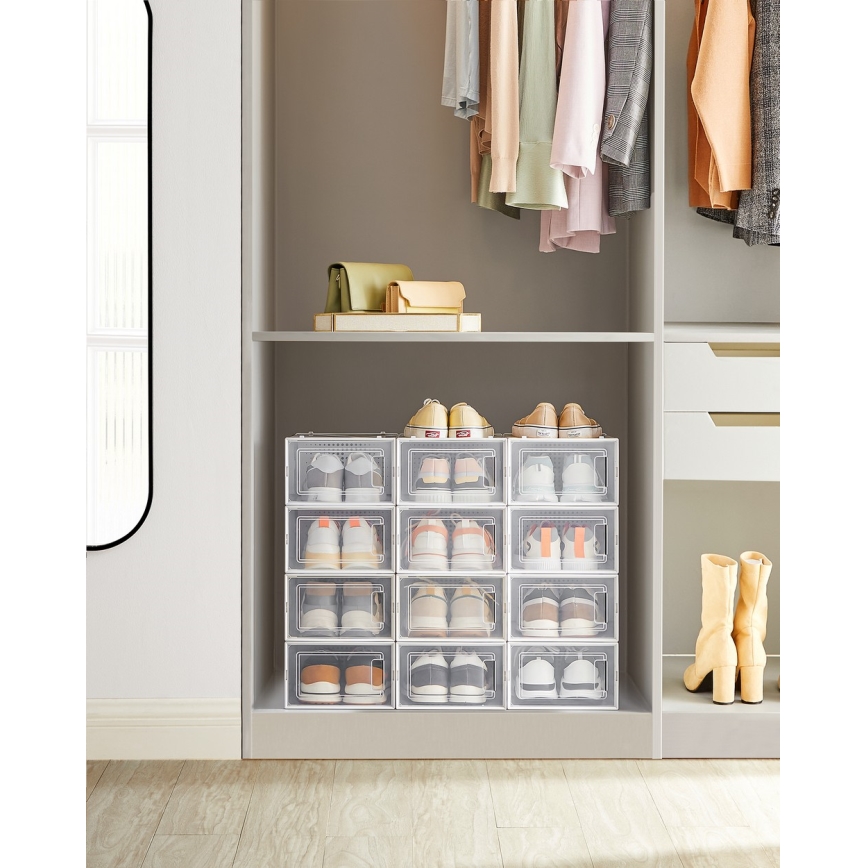 Modularen regal z razdelki BOXIFY, bel