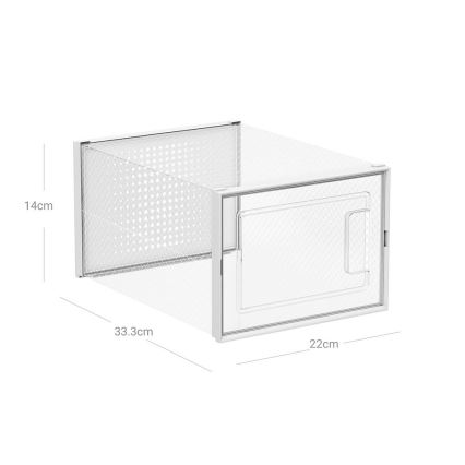 Modularni regal BOXIFY z predelki, bel