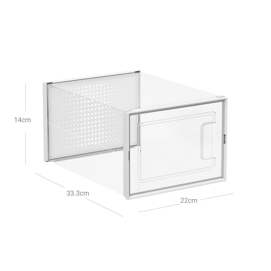 Modularni regal BOXIFY z predelki, bel