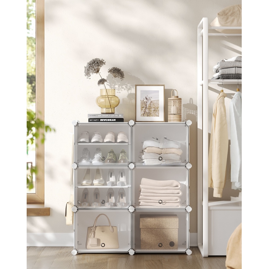 Modularni regal s predelki BOXIFY bela