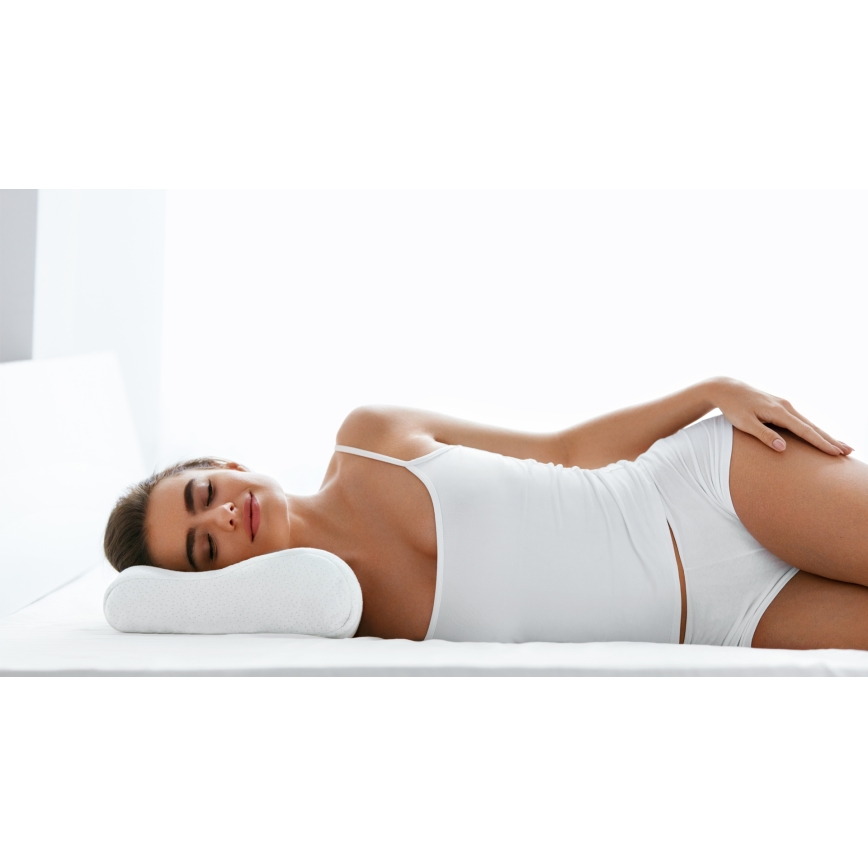 Monarch - Oblikovani ortopedski vzglavnik iz spominske pene ANATOMIC 40x70 cm Lemon