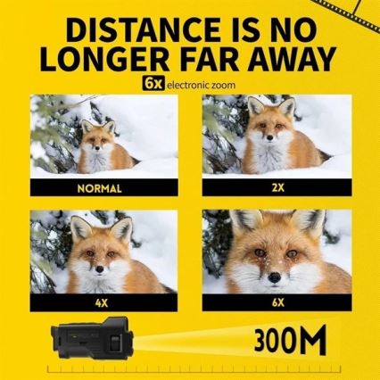 Monokularni daljnogled z nočnim vidom 6x25 2000 mAh