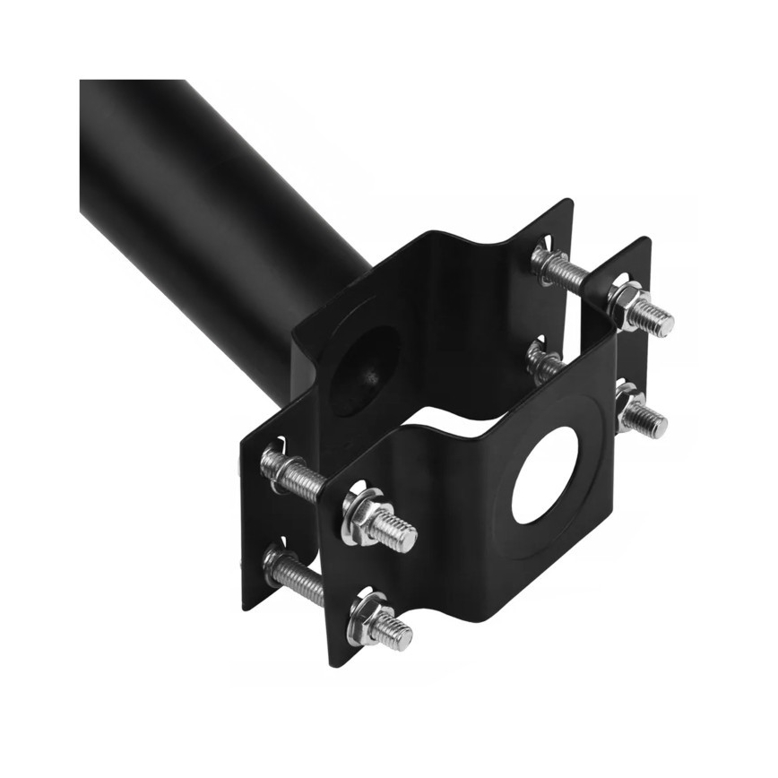 Montažni nosilec BASE za zunanjo razsvetljavo, premer 48 mm, črne barve