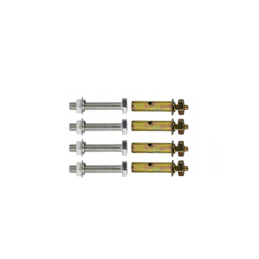 Montažni nosilec BASE za zunanjo razsvetljavo, premer 48 mm, črne barve