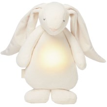 Moonie - Otroška majhna nočna svetilka zajček cream