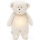 Moonie - Plišasta igrača z melodijo in svetilko medvedek organic polar natur