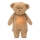 Moonie - Snuggle buddy z melodijo in lahkim medvedkom organski cappuccino natur