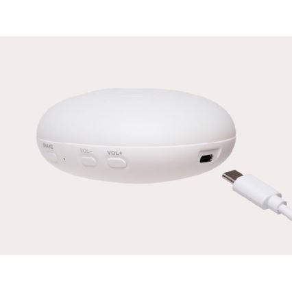 Moonie - uspavalček z melodijo in svetlobo tuljan organic grey