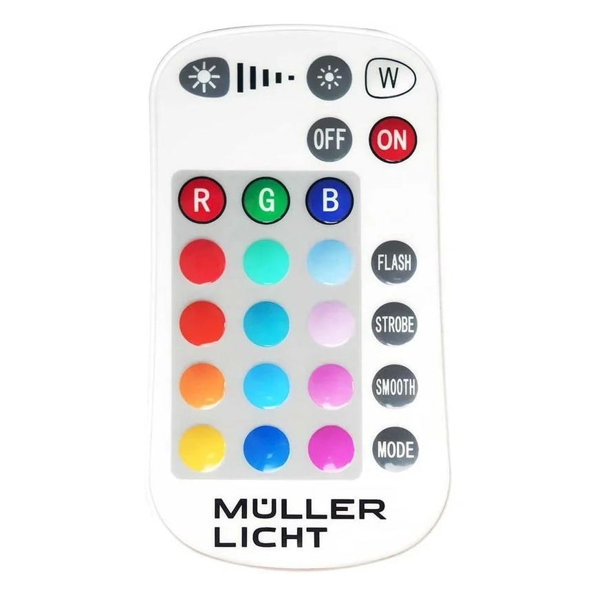 Müller-Licht - LED RGBW zatemnjen zunanji reflektor LED/10W/230V IP65 + Daljinski upravljalnik