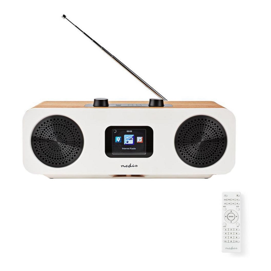Multifunkcijski internetni radio 34W/230V DAB+ FM Wi-Fi Bluetooth USB + Daljinski upravljalnik