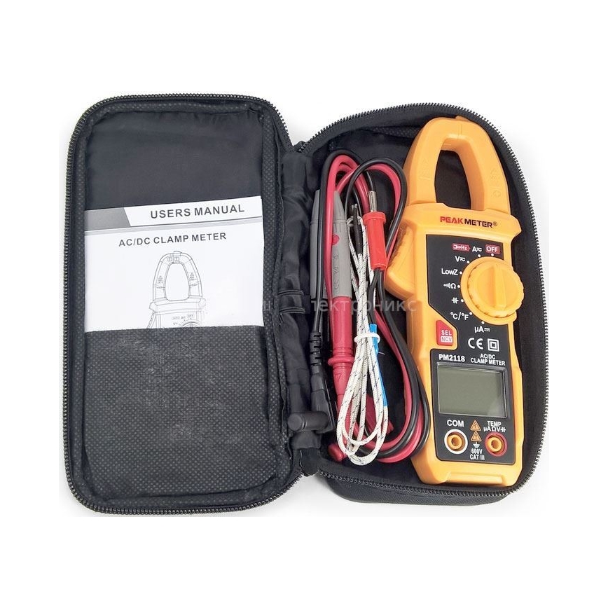 Multimeter s kleščami 2xAAA
