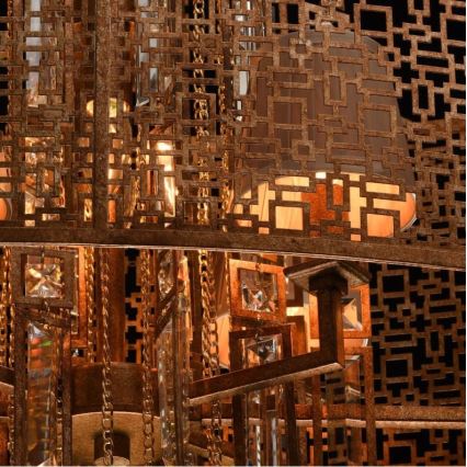 MW-LIGHT - Lestenec na verigi MAROKO 10xE14/40W/230V