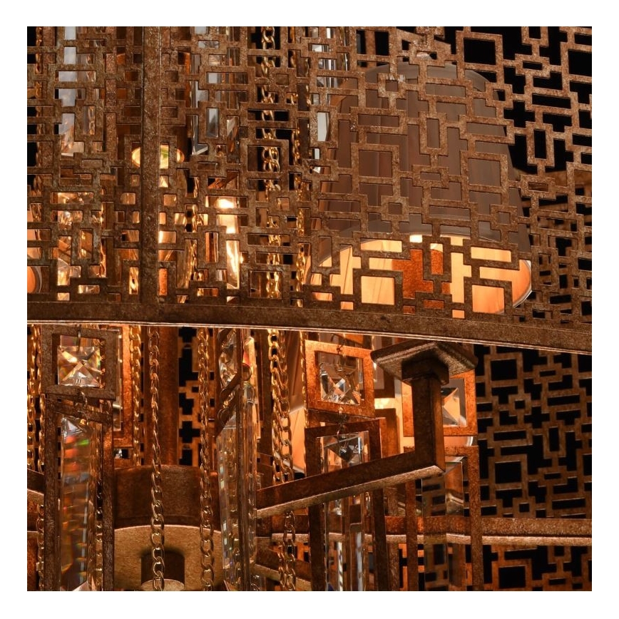 MW-LIGHT - Lestenec na verigi MAROKO 10xE14/40W/230V