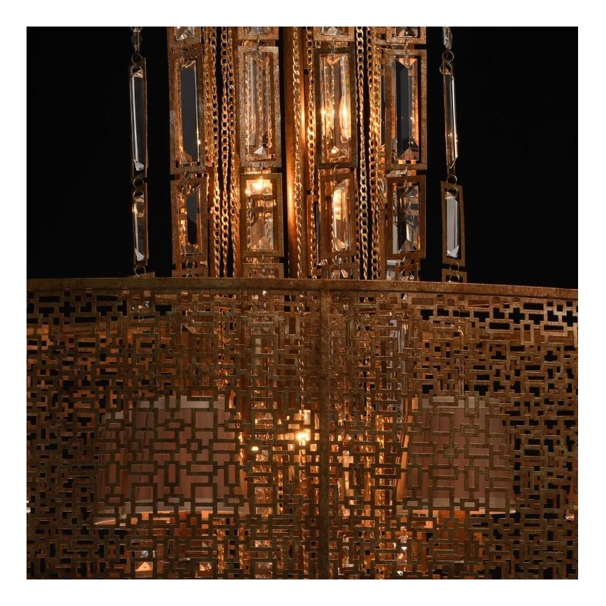 MW-LIGHT - Lestenec na verigi MAROKO 10xE14/40W/230V