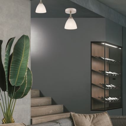 Nadgradni lestenec ADRIANO 1xE27/60W/230V bukev