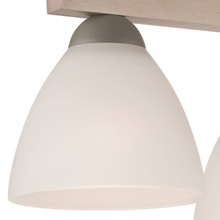 Nadgradni lestenec ADRIANO 3xE27/60W/230V bukev