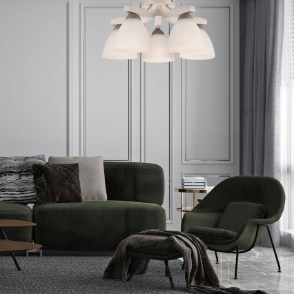 Nadgradni lestenec ADRIANO 5xE27/60W/230V bukev - FSC certifikat