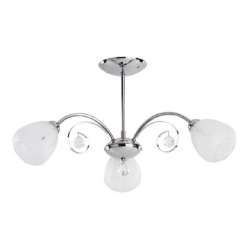 Nadgradni lestenec APOLLO 3xE14/10W/230V sijajni krom