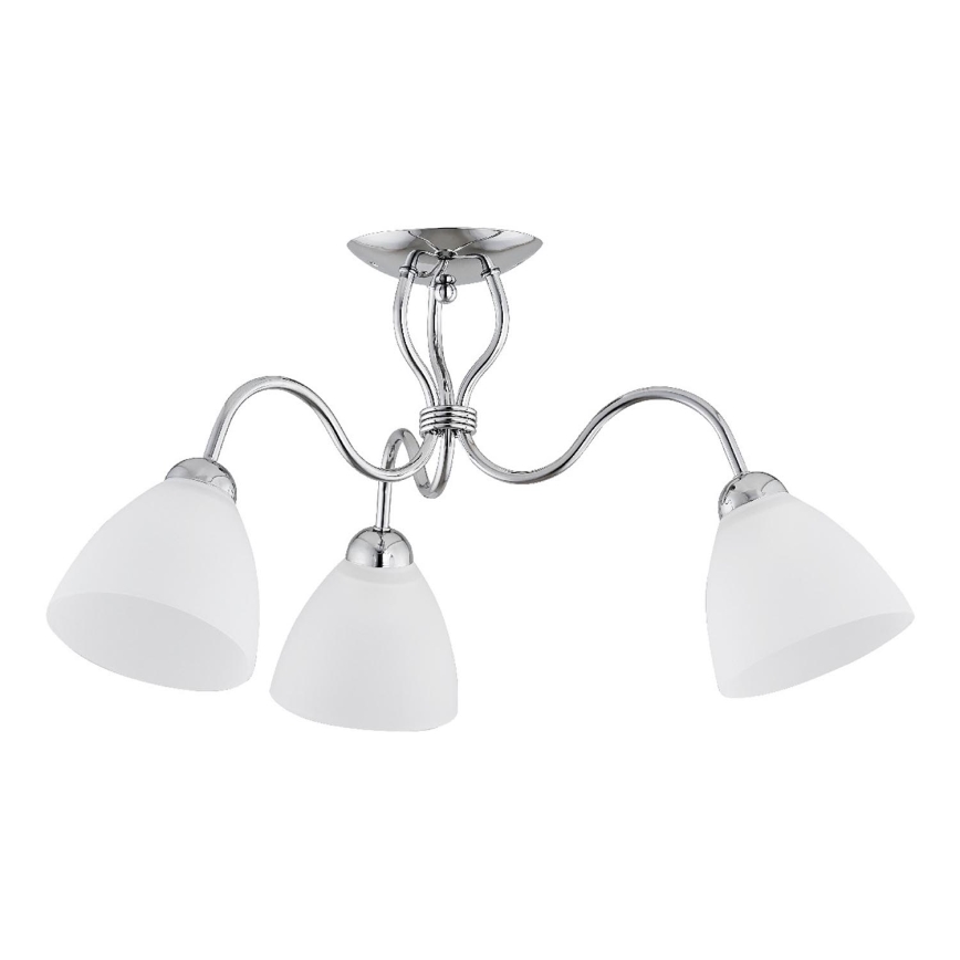 Nadgradni lestenec ARIEL 3xE27/15W/230V sijajni krom