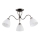 Nadgradni lestenec ARIEL 3xE27/15W/230V siva