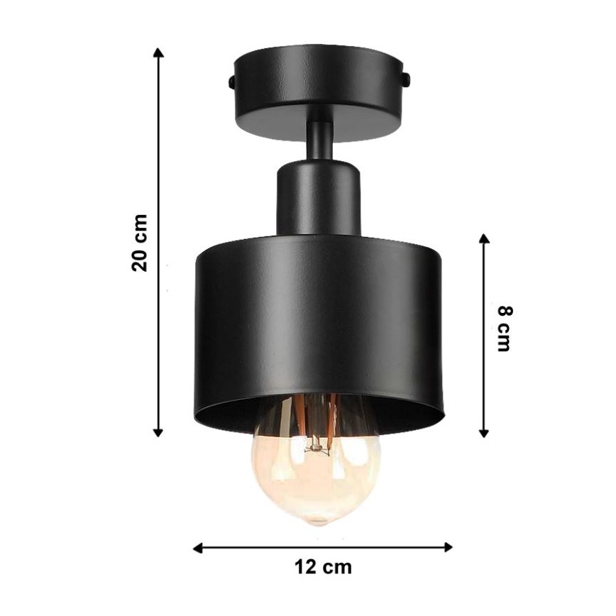Nadgradni lestenec BODO 1xE27/60W/230V