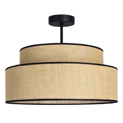 Nadgradni lestenec BOHO 1xE27/60W/230V bež