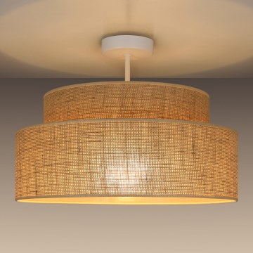 Nadgradni lestenec BOHO 1xE27/60W/230V bež