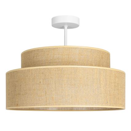 Nadgradni lestenec BOHO 1xE27/60W/230V bež