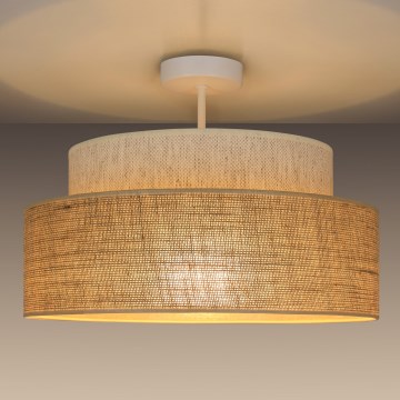 Nadgradni lestenec BOHO 1xE27/60W/230V krem barva/bež