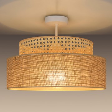 Nadgradni lestenec BOHO 1xE27/60W/230V ratan