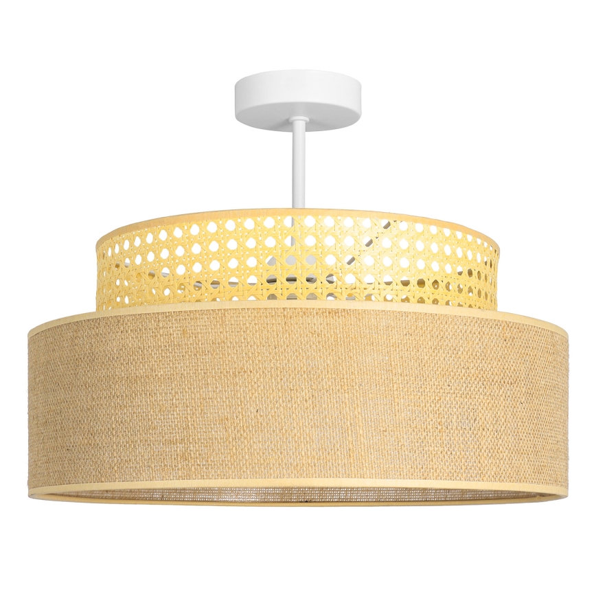 Nadgradni lestenec BOHO 1xE27/60W/230V ratan