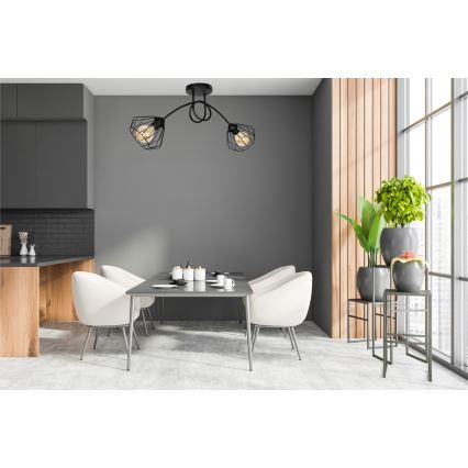 Nadgradni lestenec CEED 2xE27/60W/230V