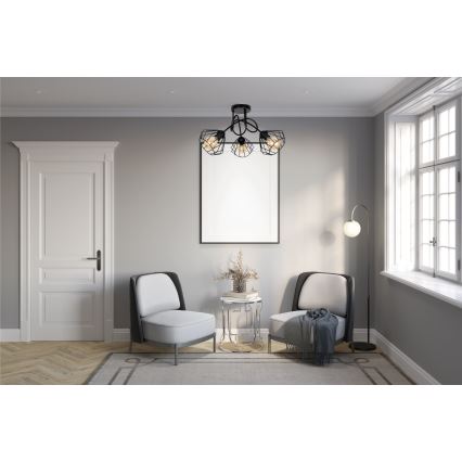 Nadgradni lestenec CEED 3xE27/60W/230V