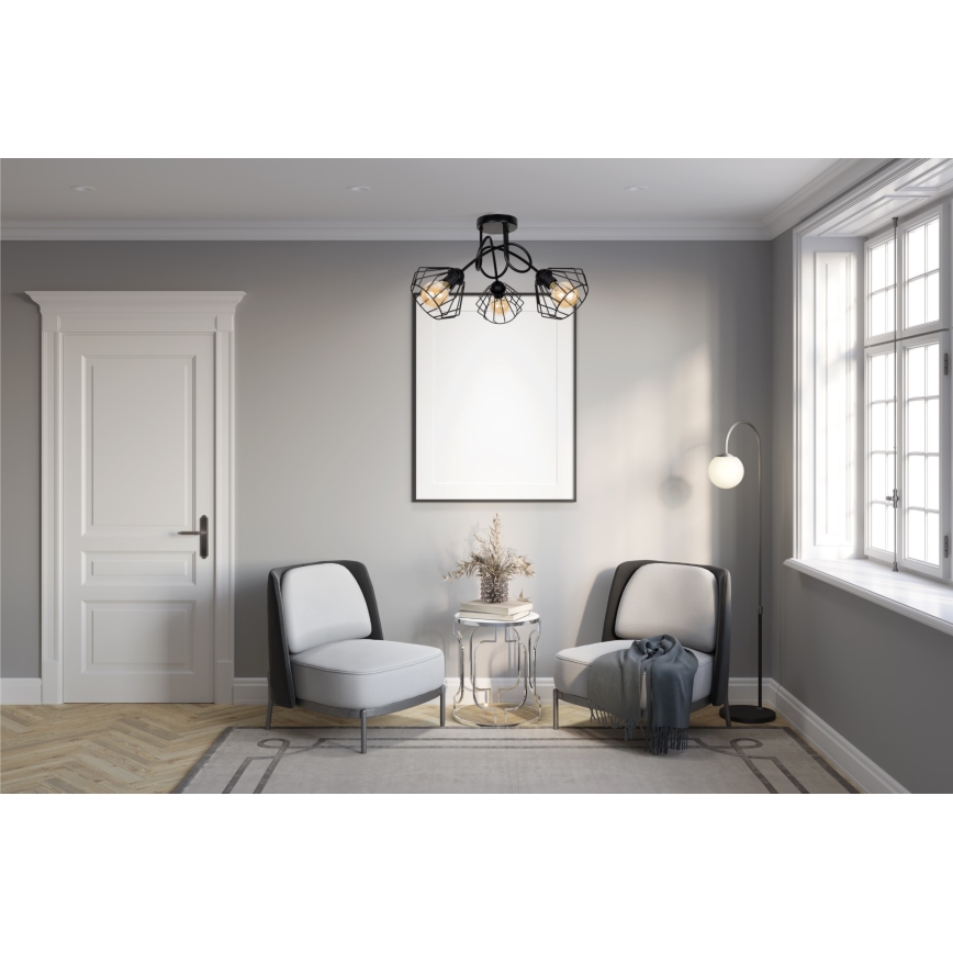 Nadgradni lestenec CEED 3xE27/60W/230V